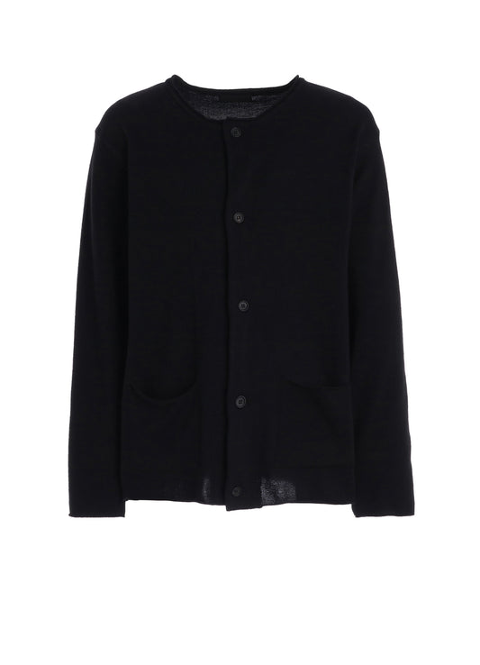 COTTON SUVIN GOLD KNIT CARDIGAN