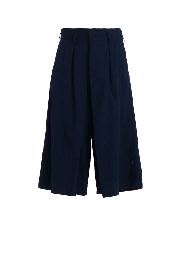 COTTON/LINEN CANVAS SOFRON HAKAMA PANTS
