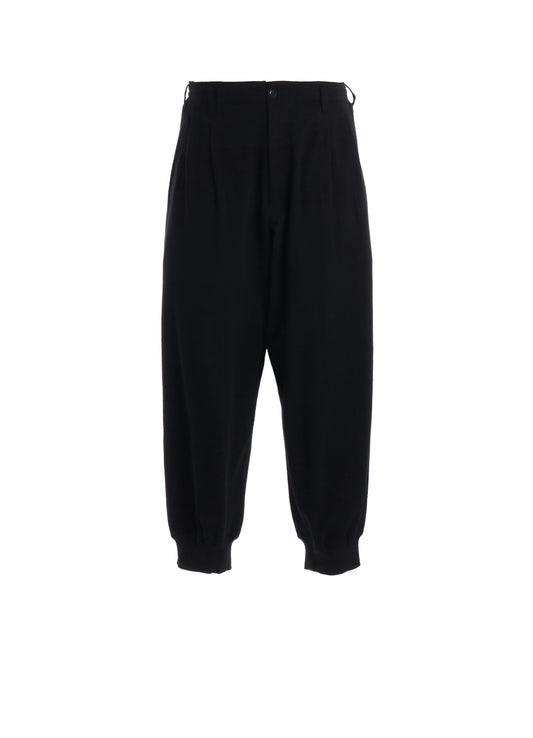 40/1 COTTON GAUZE FLEECE TWO-TUCK JOGGER PANTS