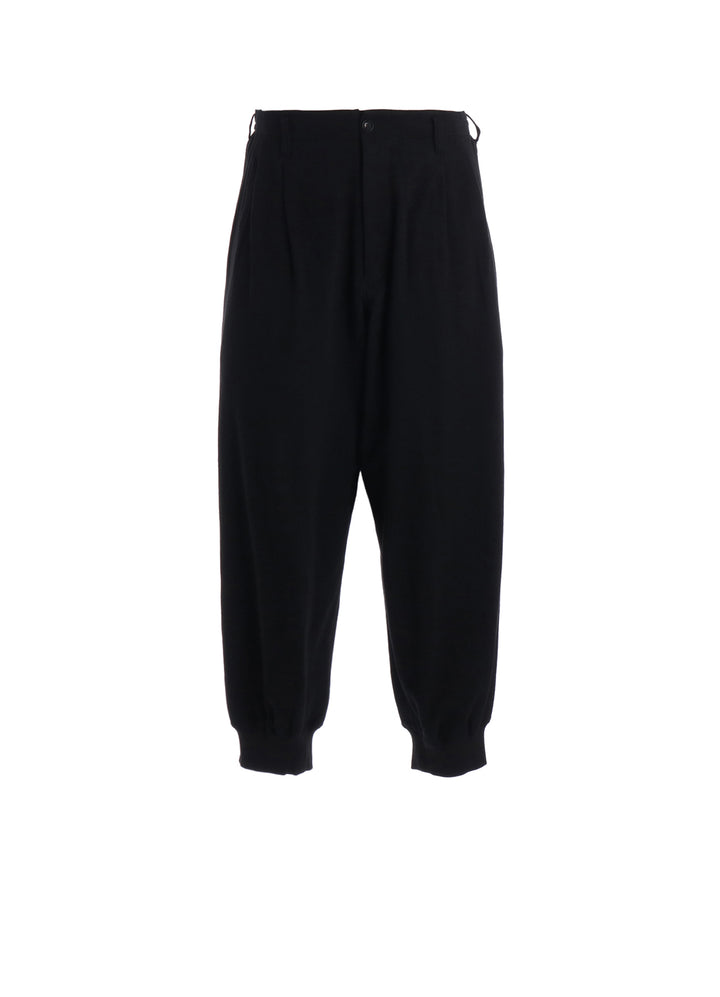 40/1 COTTON GAUZE FLEECE TWO-TUCK JOGGER PANTS