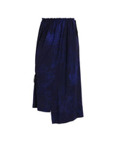 RAYON “Y” LETTER AND INDIAN MOTIF PRINT WRAP SKIRT