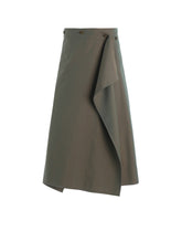 PE/RY REFLECTIVE TWILL WRAP SKIRT