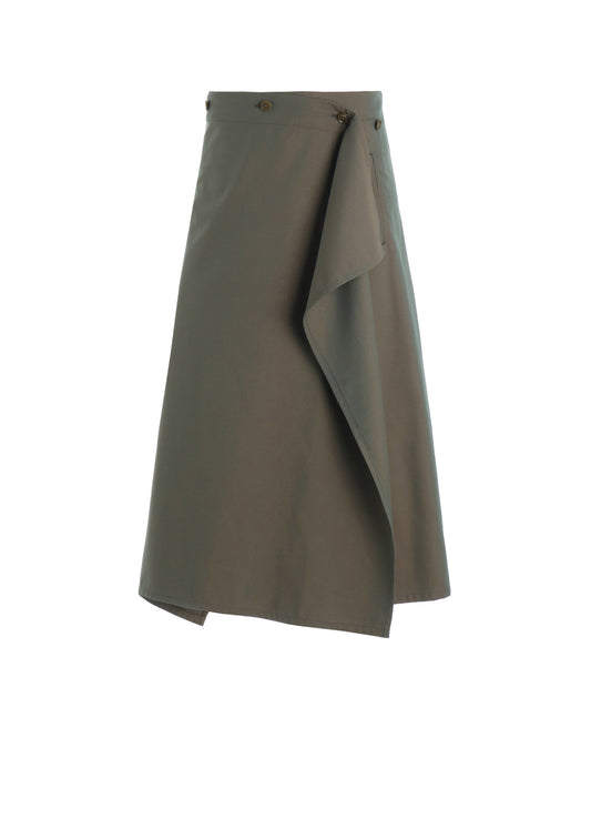 PE/RY REFLECTIVE TWILL WRAP SKIRT