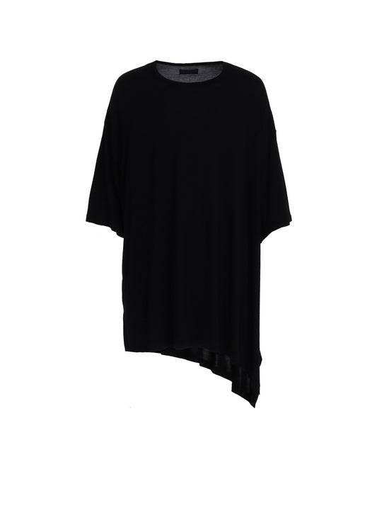 RAYON JERSEY DRAPE T-SHIRT
