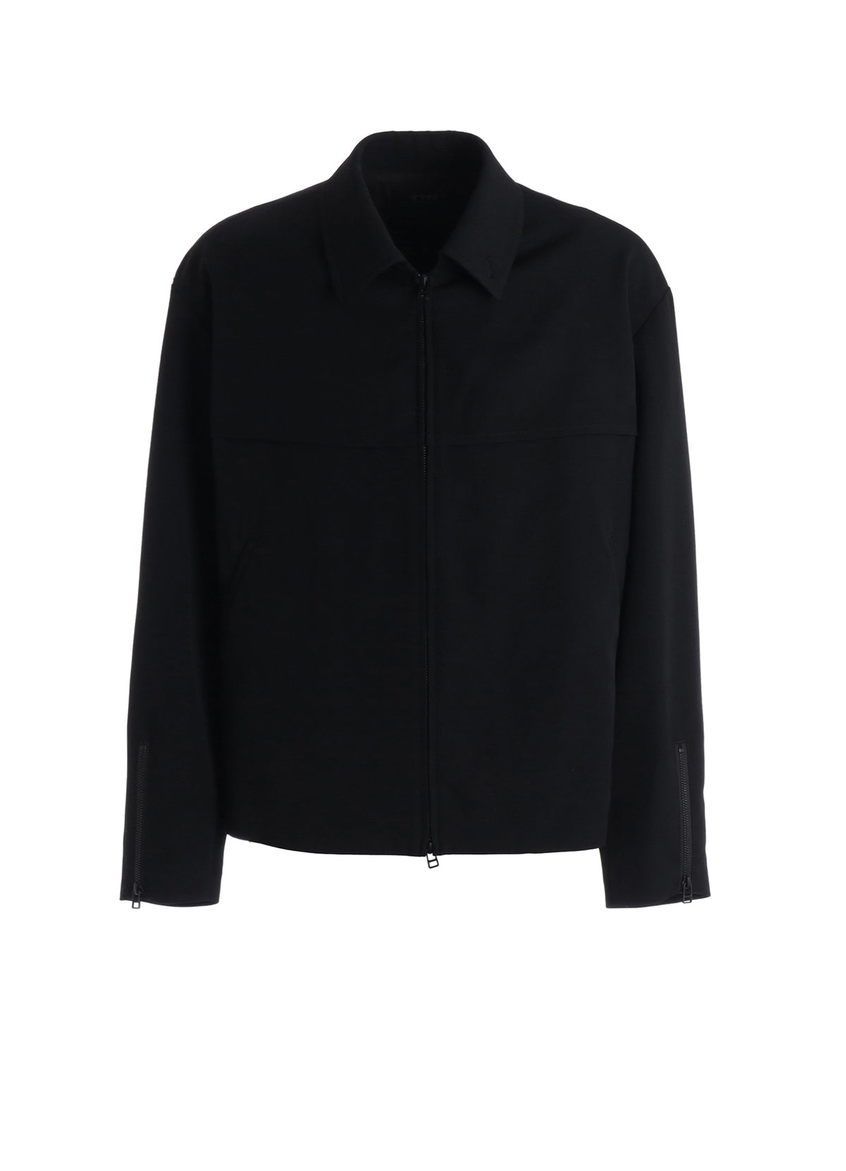 WASHER WOOL GABARDINE ZIP-UP BLOUSON – THE SHOP YOHJI YAMAMOTO