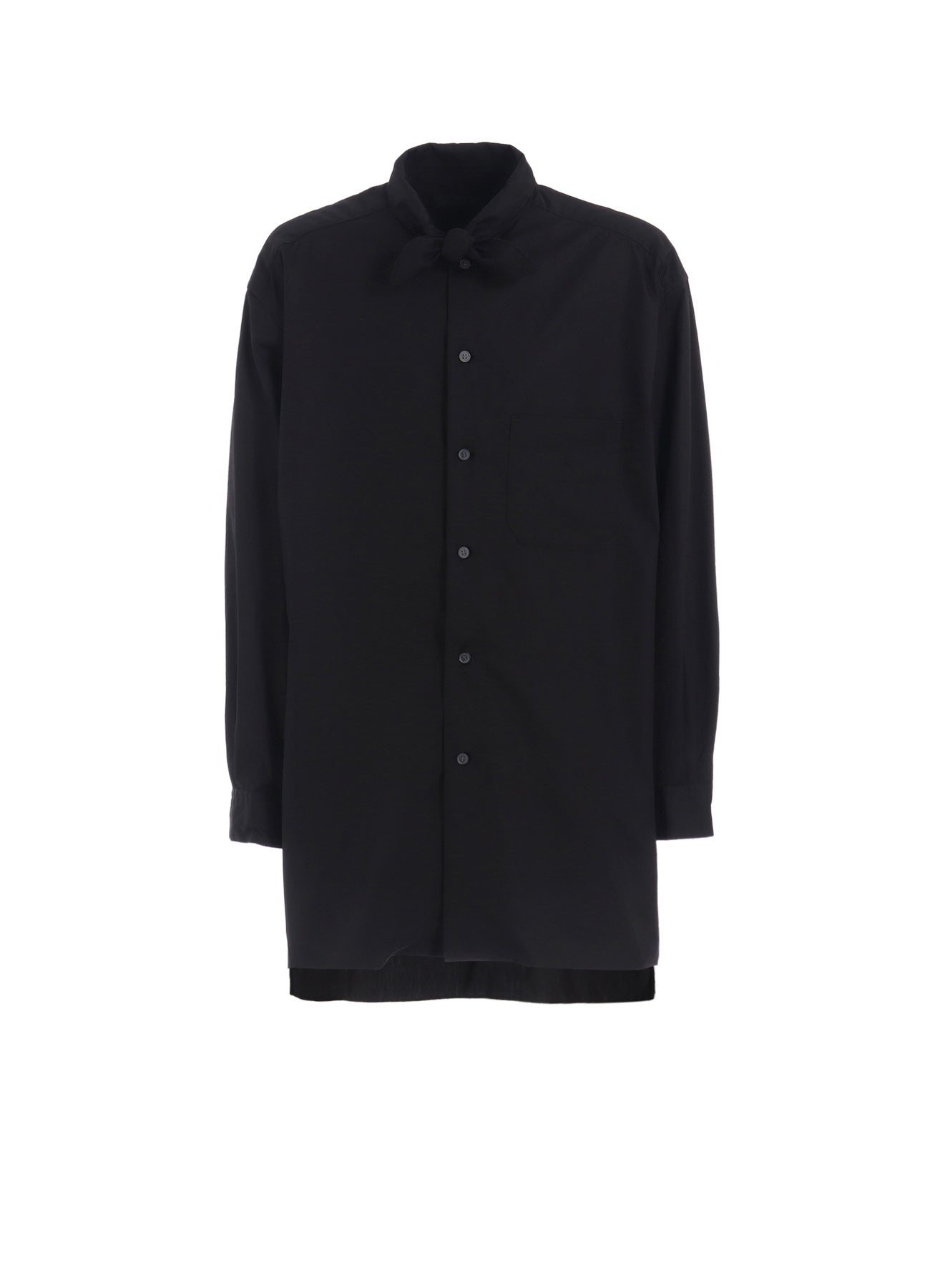 yohji yamamoto S'YTE コックシャツ S'YTE x KOICHI IYODA ARTWORK PRINTED SHIRT -Talia-(M Black