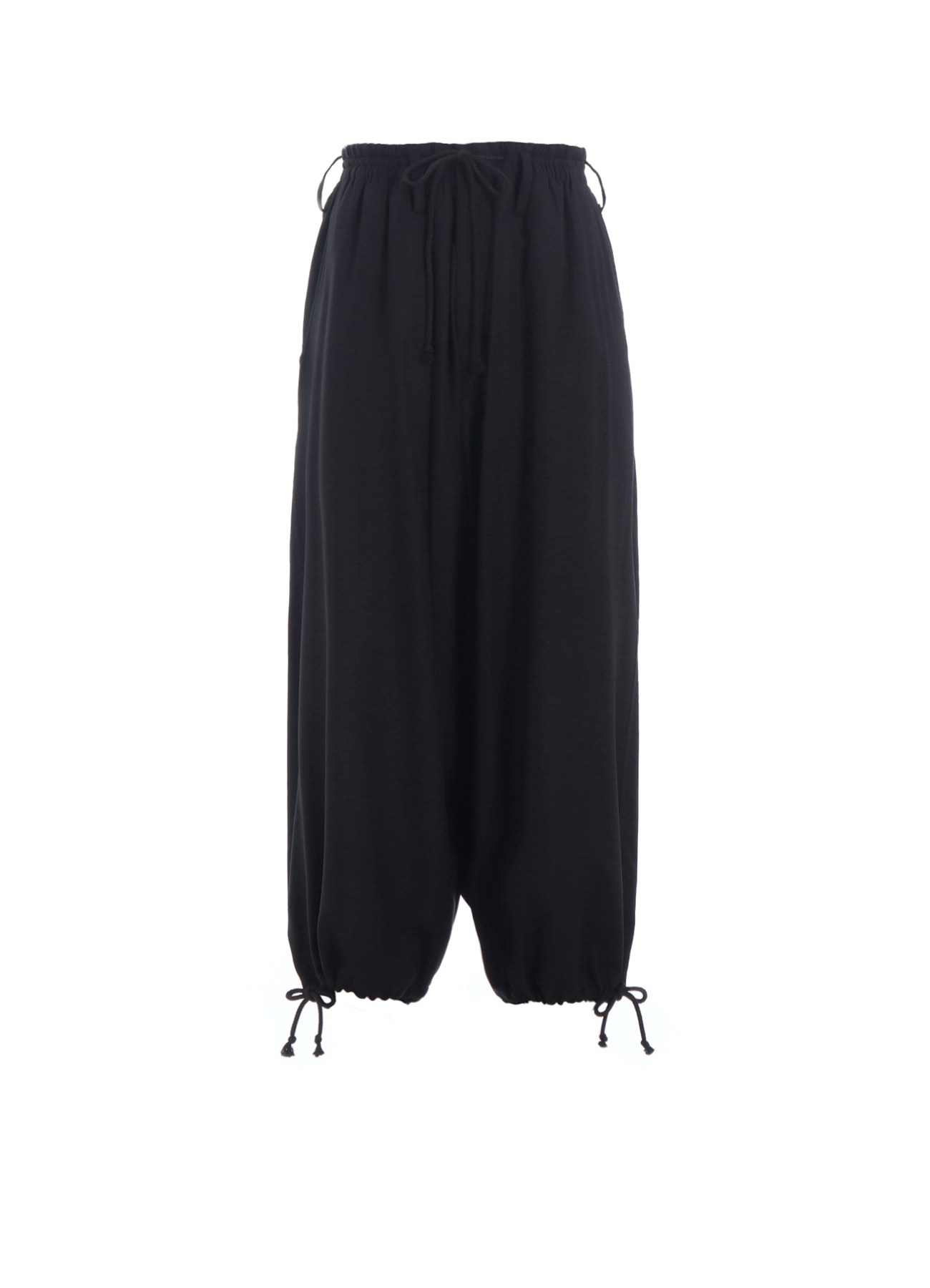 パンツ Yohji Yamamoto rayon PANTS YOHJI YAMAMOTO Y'S - Wide rayon pants with drawstring waist – L'OBSCUR