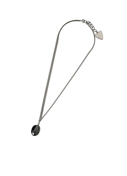 ONYX DROP NECKLACE