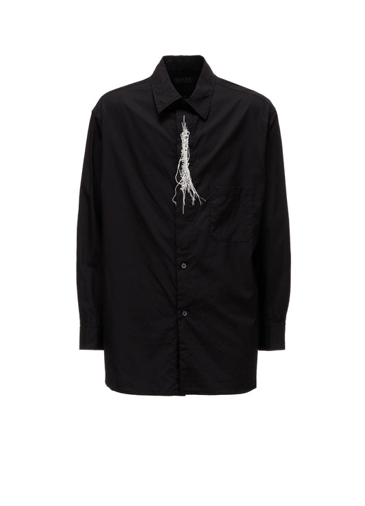 100/2 COTTON BROAD HALF CONCEALED PLACKET RAGULAR SHIRT