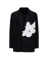 20/COTTON TWILL CROW PATCH JACKET