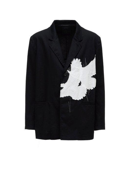 20/COTTON TWILL CROW PATCH JACKET