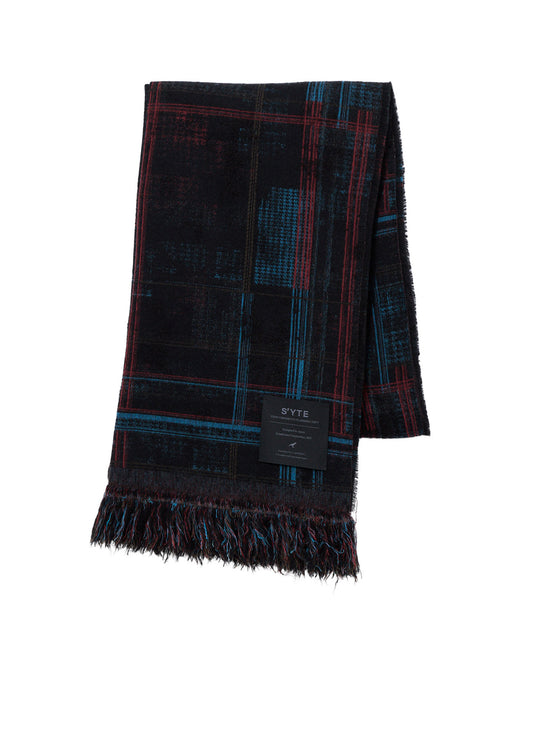 CHECK JACQUARD STOLE
