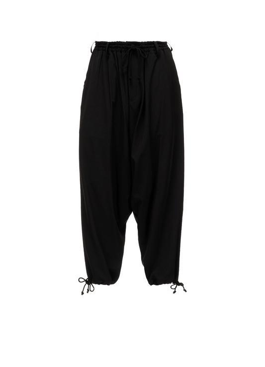 CREPE de CHINE WAIST DRAWSTRING SAROUEL PANTS