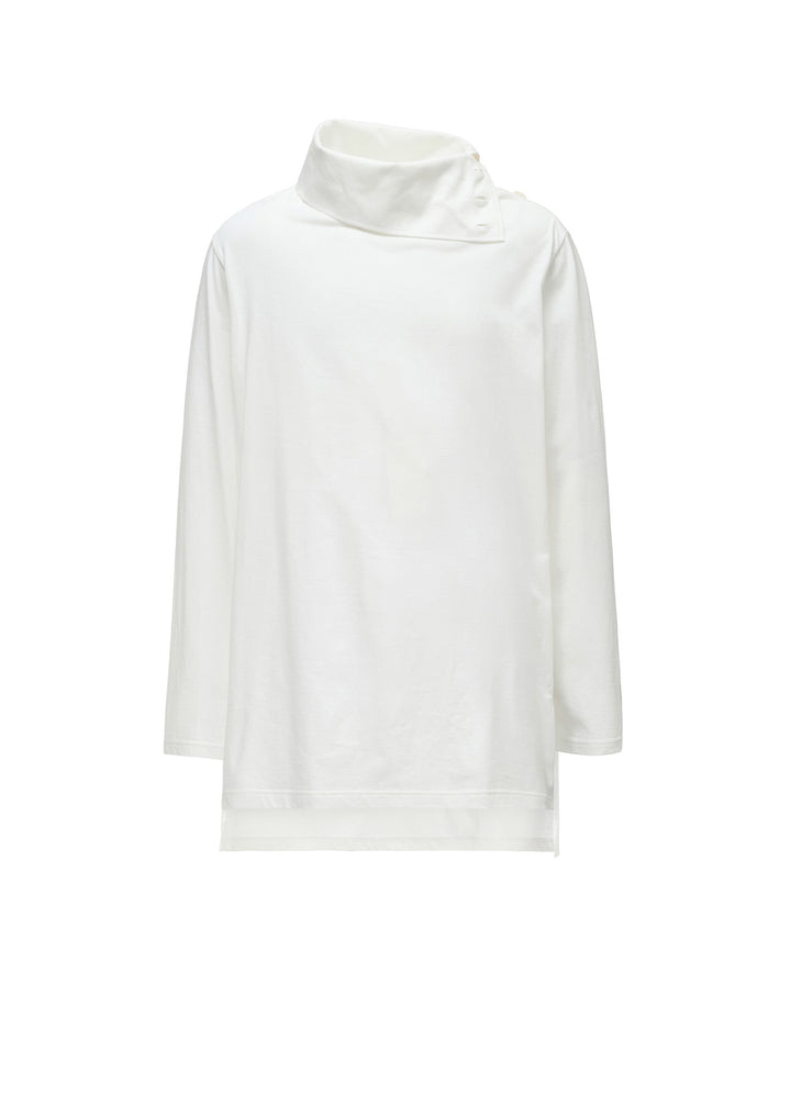 30/COTTON JERSEY TURTLE NECK LONG T-SHIRT