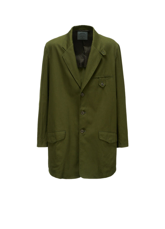 20/COTTON TWILL TAB DETAIL JACKET