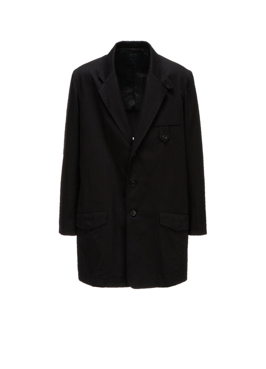 20/COTTON TWILL TAB DETAIL JACKET