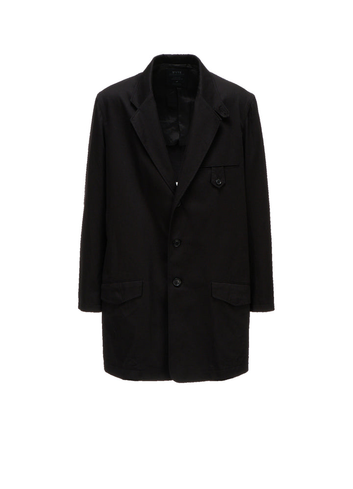 20/COTTON TWILL TAB DETAIL JACKET