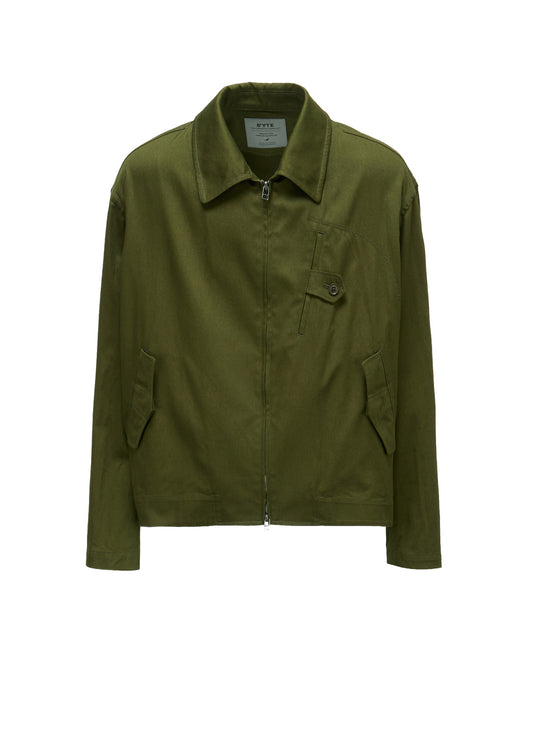 20/COTTON TWILL TAB DETAIL BLOUSON