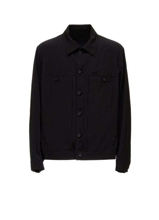 CREPE de CHINE TRUCKER JACKET