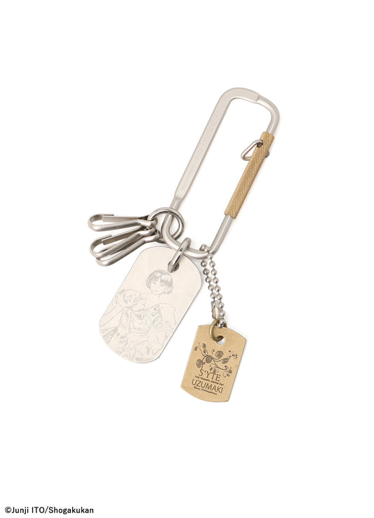 S'YTE × JUNJI ITO -UZUMAKI- AZAMI WEARING YOHJI YAMAMOTO DOG TAG CARABINER
