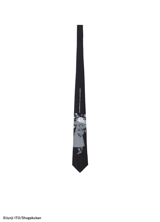 S'YTE × JUNJI ITO -UZUMAKI- KIRIE WEARING YOHJI YAMAMOTO SILK TIE