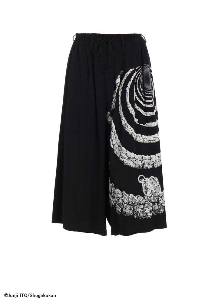 S'YTE × JUNJI ITO -UZUMAKI- THE SPIRAL PRINTED CULOTTE PANTS