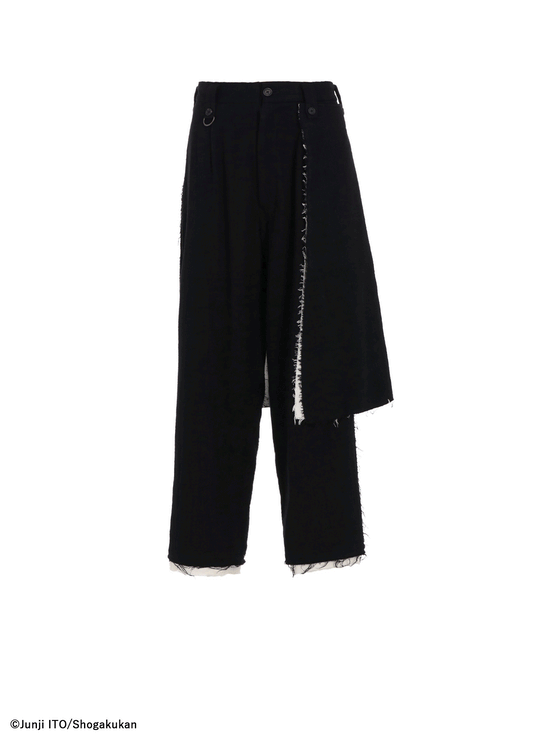 S'YTE × JUNJI ITO -UZUMAKI- KIRIE PRINTED WRAP SKIRT PANTS