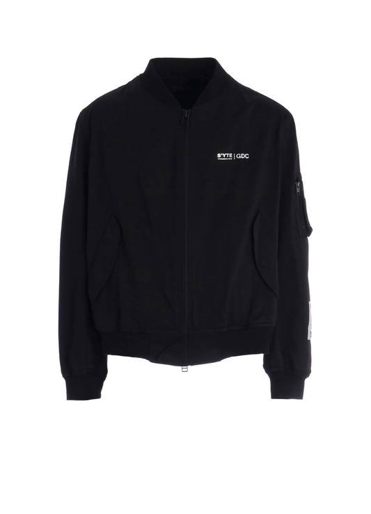 -S’YTE × GDC Collaborate Collection-WEPON CLOTH LOGO-PRINTED BOMBER JACKET