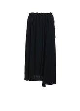 RAYON JERSEY STRINGS GATHERED SKIRT