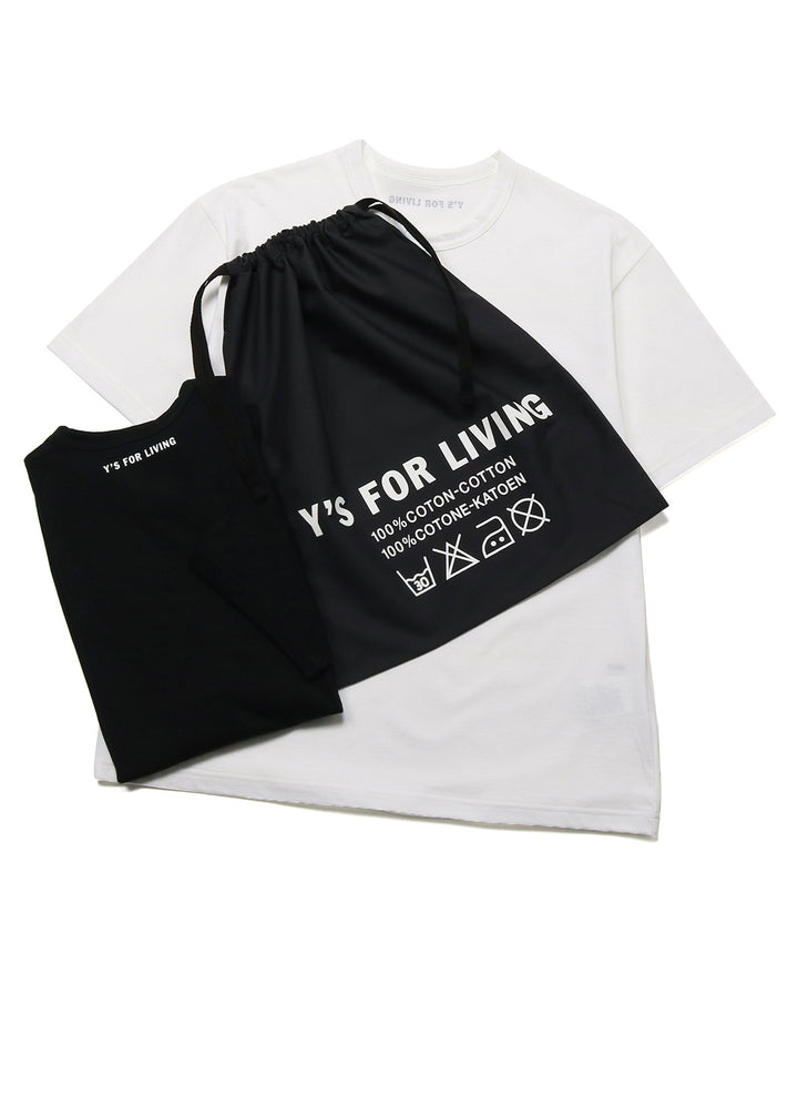 2PIECES 30/1 COTTON JERSEY T-SHIRTS – THE SHOP YOHJI YAMAMOTO