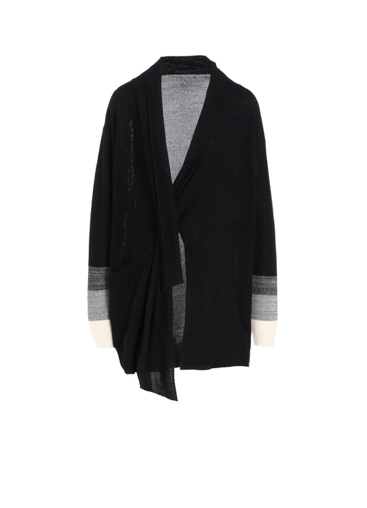 CAC KNIT GRADATION LONG CARDIGAN