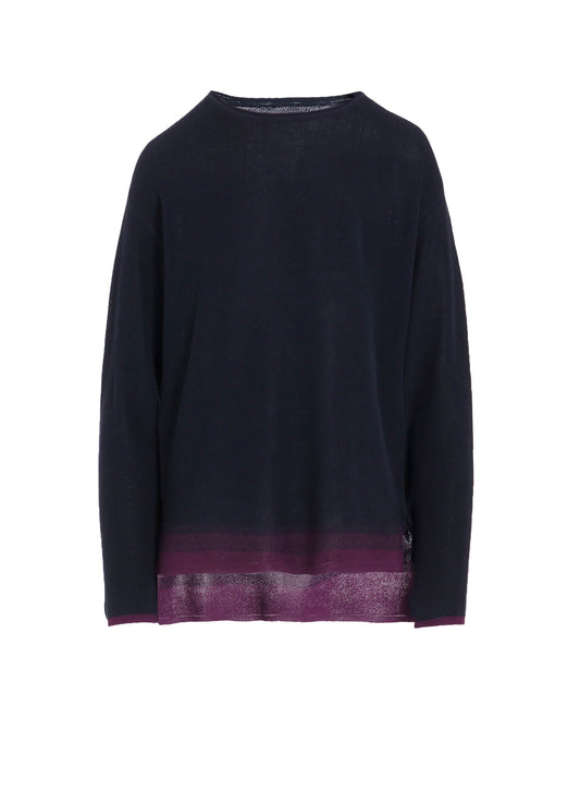 CAC KNIT GRADATION PULLOVER