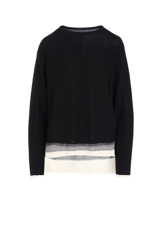 CAC KNIT GRADATION PULLOVER