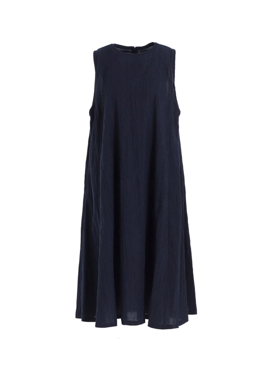 PLAID CREPE WASHER JUMPER DRESS