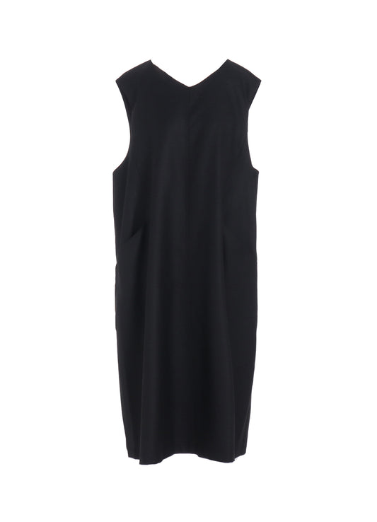 WOOL TWILL JUMPER DRESS