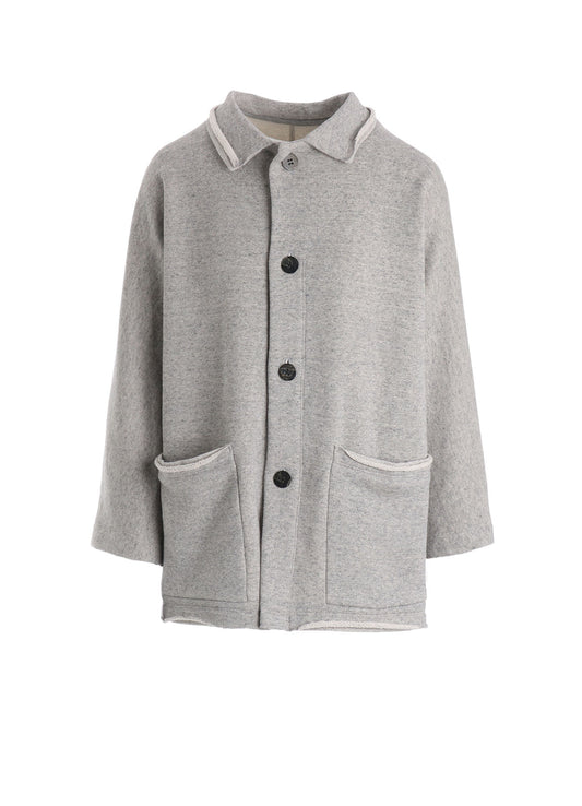 COTTON CELLULOSE FLEECE JACKET