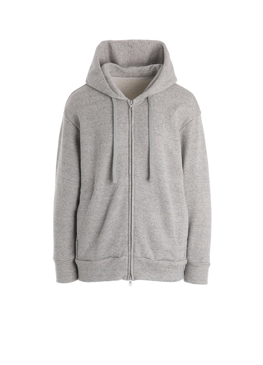 COTTON CELLULOSE FLEECE HOODIE
