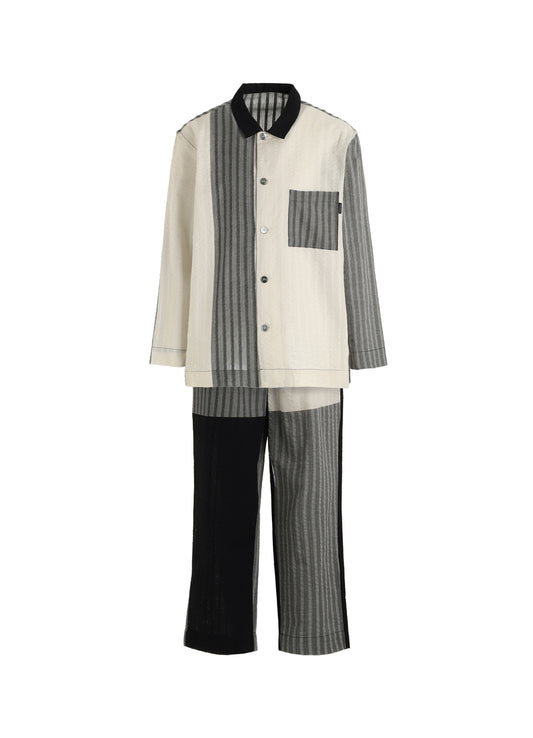 COTTON SEERSUCKER PAJAMAS (M)