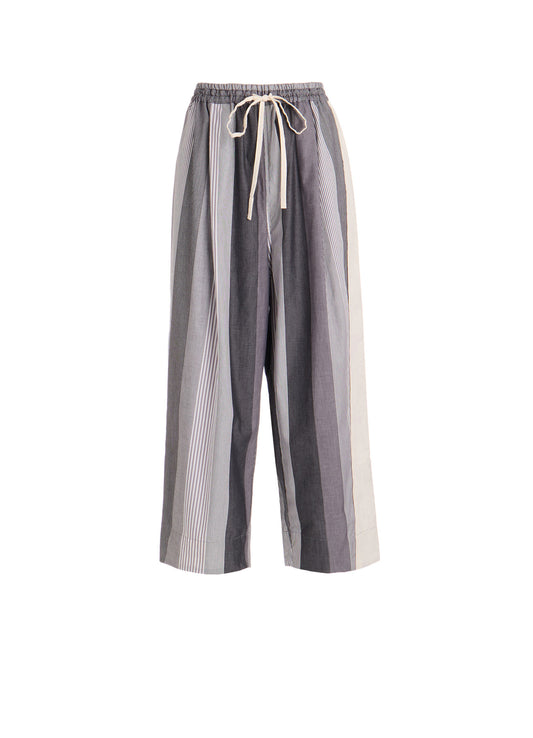 STRIPE SWITCHING PANTS