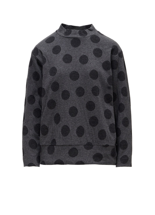 40/30 DUAL-LAYER DOT JACQUARD PULLOVER