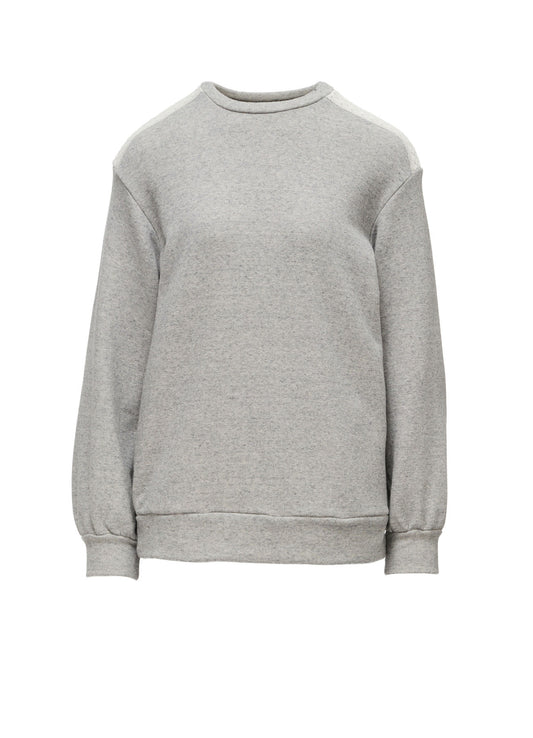 COTTON CELLULOSE FLEECE + LACE PULLOVER