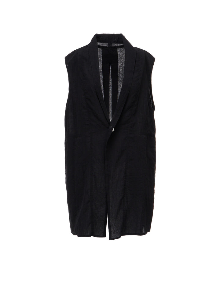 COTTON VOILE WASHER GILET