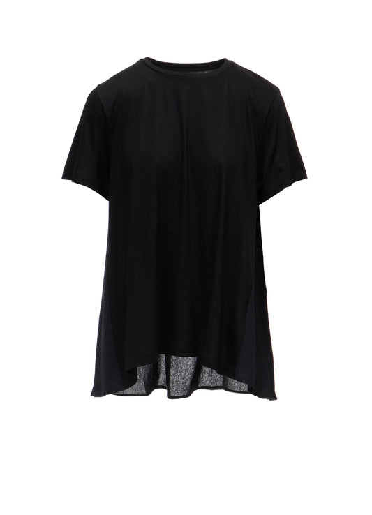CE/C JERSEY + COTTON VOILE WASHER SHIRT