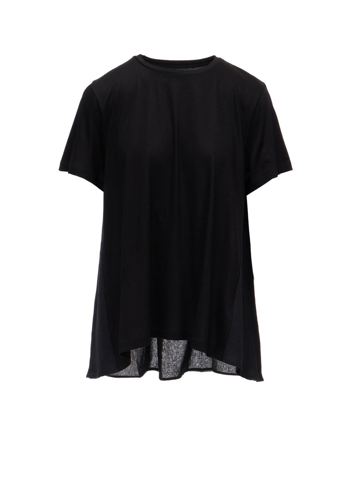CE/C JERSEY + COTTON VOILE WASHER SHIRT
