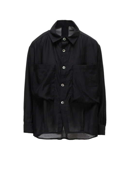 SHINY LAWN SHORT SHIRT