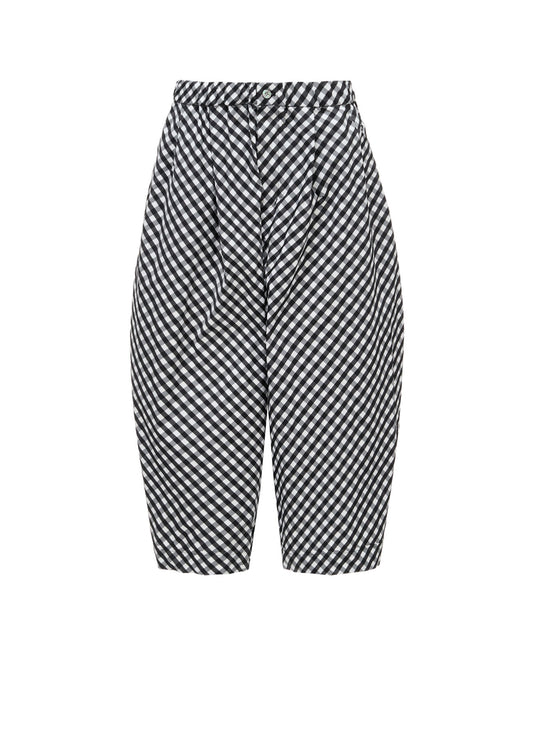 MEMORY TAFFETA PLAID PANTS