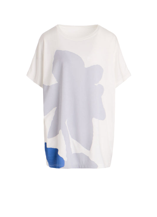 COTTON RAYON JERSEY DOLMAN SLEEVE TUNIC