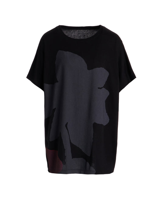 COTTON RAYON JERSEY DOLMAN SLEEVE TUNIC