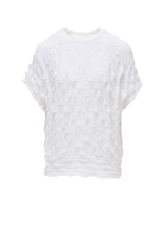 HARD TWIST JACQUARD PULLOVER