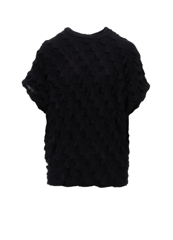 HARD TWIST JACQUARD PULLOVER